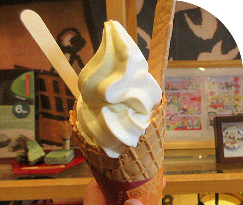 焼き芋ソフトクリーム