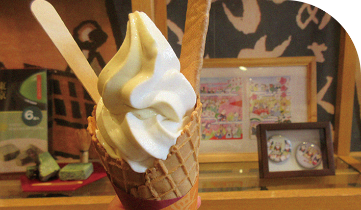 焼き芋ソフトクリーム