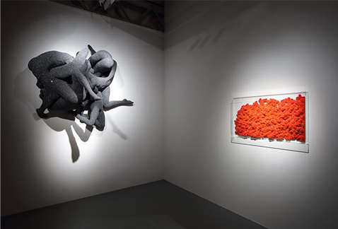 ユニークな展示空間